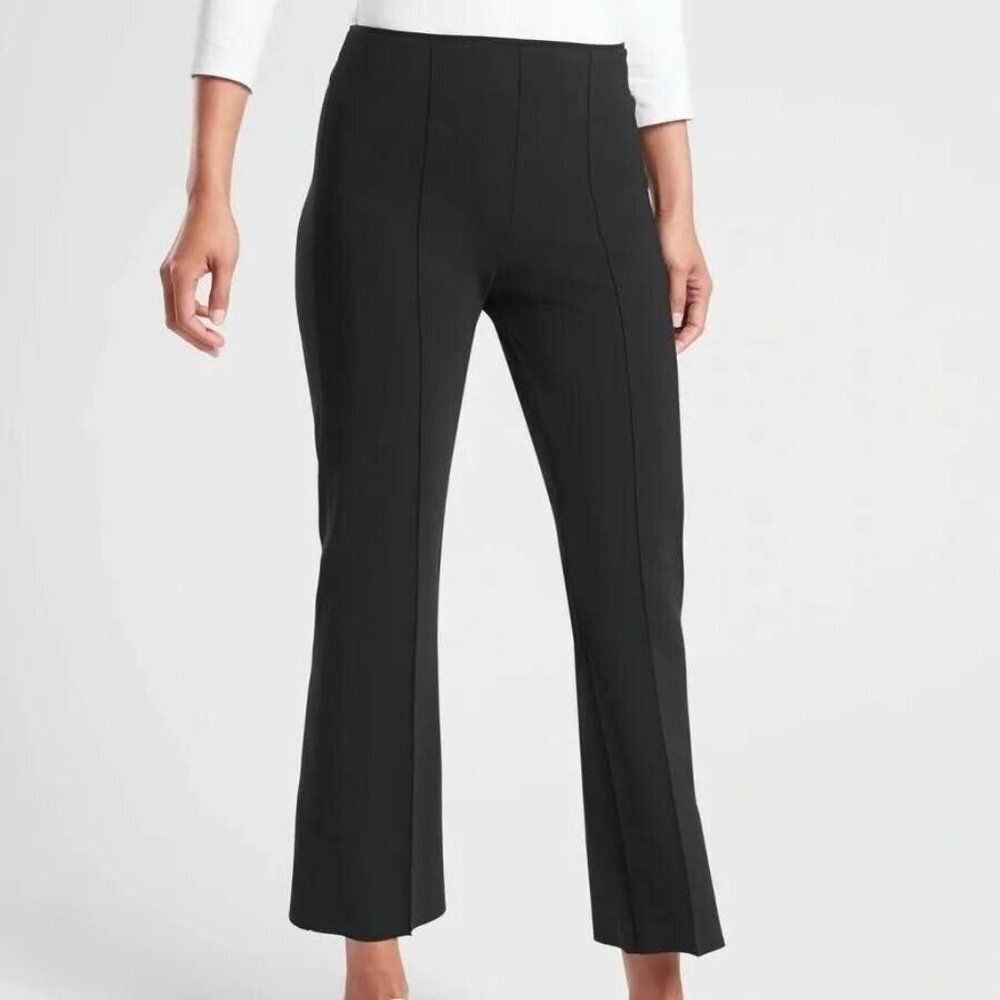 Athleta Mercurial Crop Flare Pants Black Women’s Size XS Activewear Athleisure